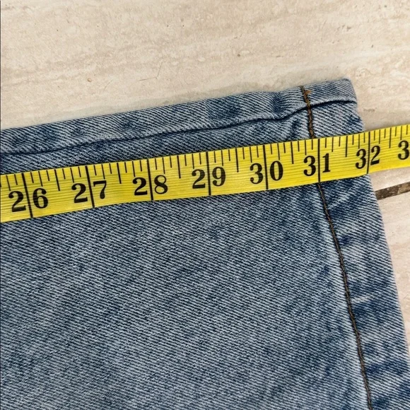John Galt Light Wash Indigo Carpenter Dad Jeans Size Small - Picture 8 of 8